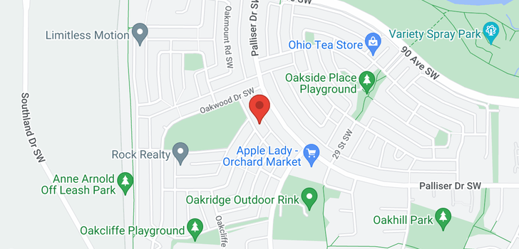 map of 9428 OAKLAND RD SW